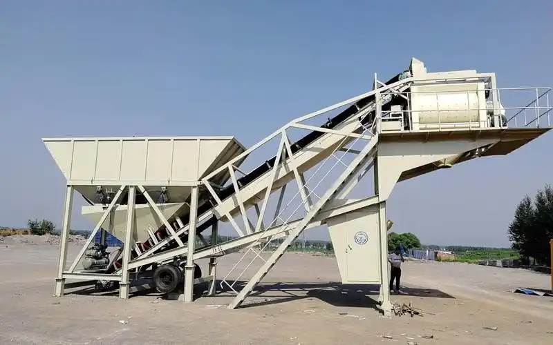 Mobile Concrete Batching Plant