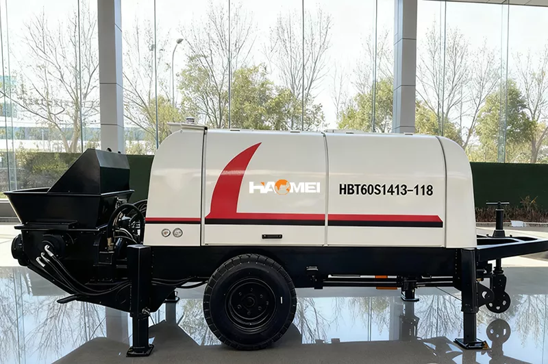 HBT60S1413-118R Trailer Concrete Pump