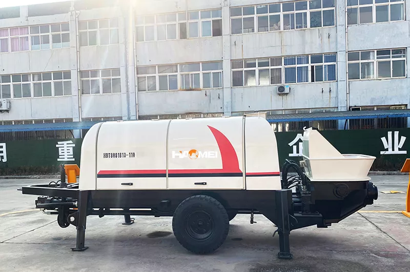 HBT80S1813-110 Trailer Concrete Pump