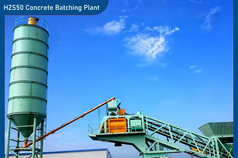 HZS50 Concrete Batching Plant