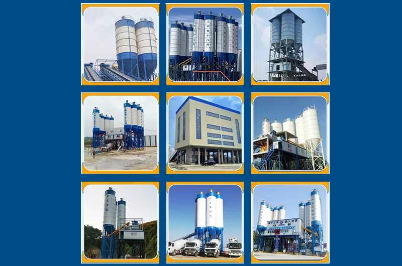 HZS180 Concrete Batching Plant installed in multiple countries