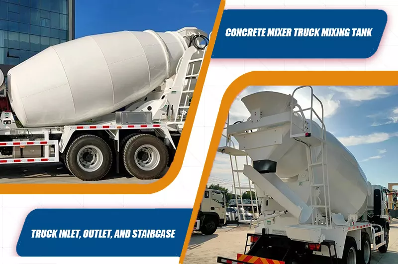 4m³ Concrete Mixer Truck Structure
