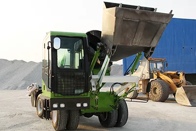 Indonesia Construction Site – 5.5 m³ Self Loading Mixer Application