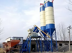 Indonesia HZS50 Concrete Batching Plant
