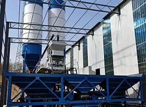 HZS25 Concrete Batching Plant Kuala Baram