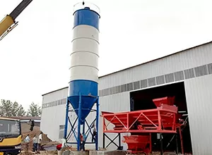 JS750 Mixer-Integrated HZS35 Concrete Batching Plant Operated in Saudi Arabia
