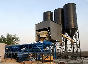 JS1500 Mixer at Indonesia HZS75 Concrete Plant