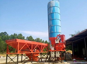 JS750-Powered HZS35 Concrete Batching Plant Delivered to Peru