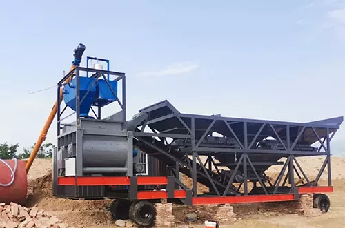 YHZS35 Mobile Concrete Batching Plant