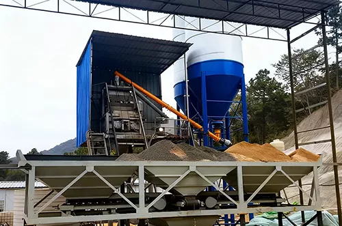 HZS35 Concrete Batching Plant