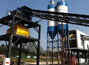 Saudi Arabia HZS90 Plant Featuring JS1500 Mixer