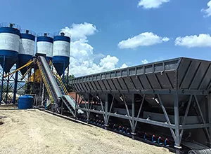 HZS120 Concrete Batching Plant Successfully Operated in Brazil