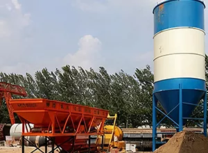 Brazil HZS90 Concrete Batching Plant Delivered